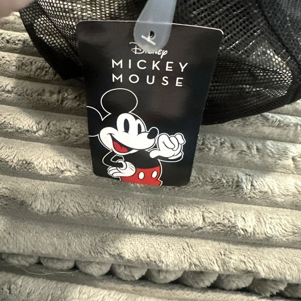 Concept One Disney Mickey Mouse Trucker Hat Mesh Back SnapBack Black